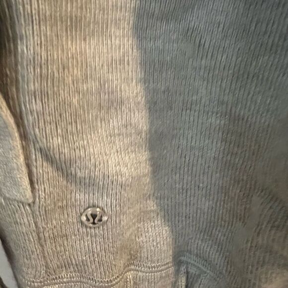 LULULEMON Sweatshirt Full Zip Hoodie Gray/Stretch Women’s 6 - Picture 4 of 8